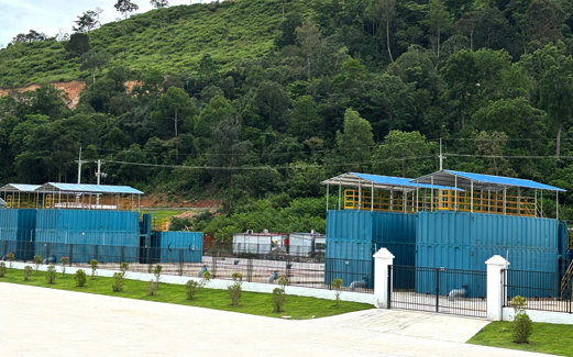 Self built water supply plant