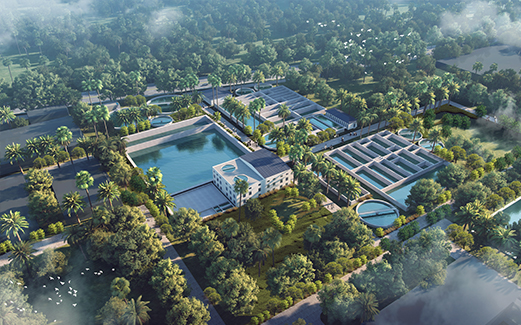 Self built sewage treatment plant